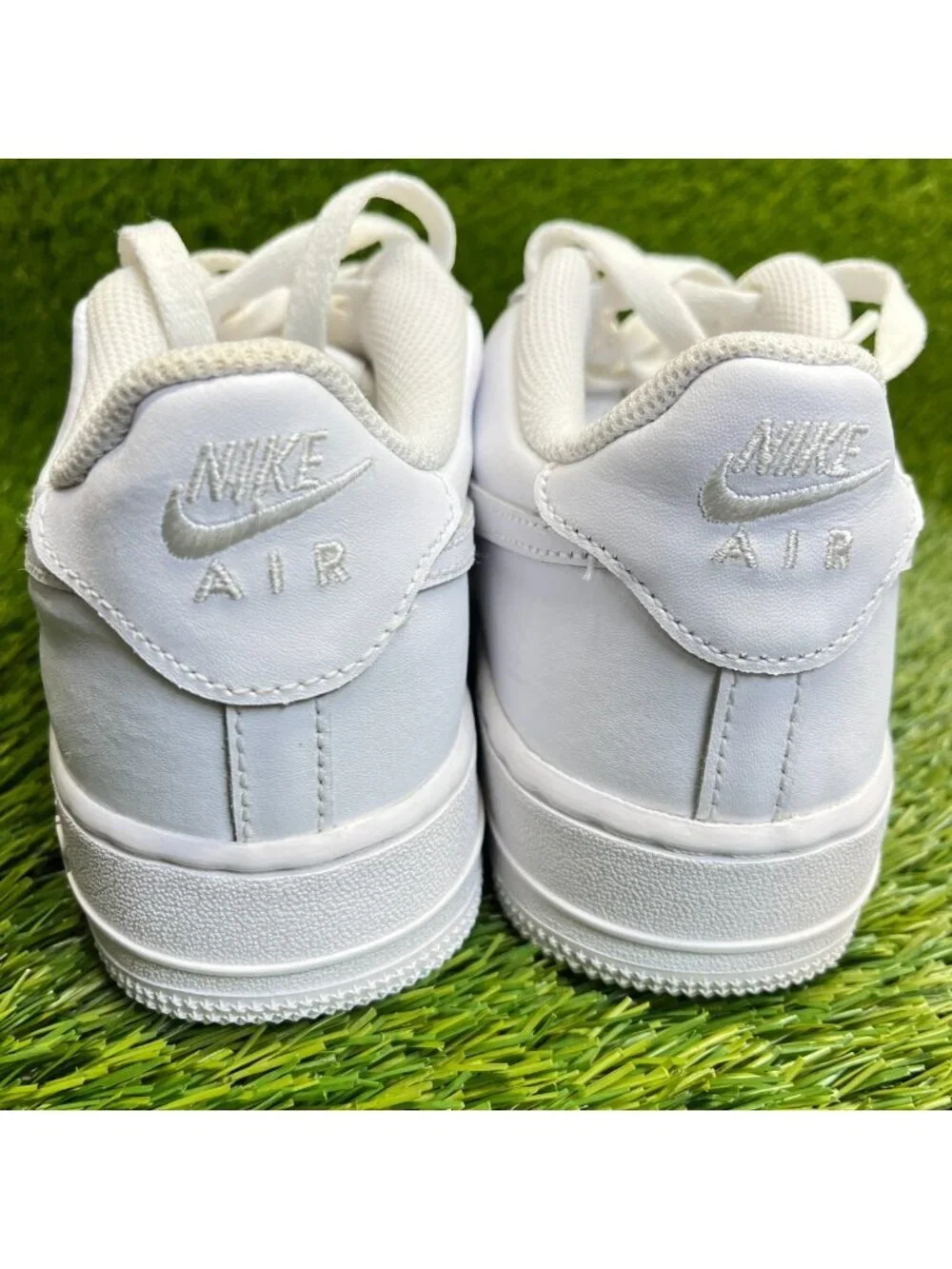 Nike Air Force 1 LE Low Boys Size 7Y White Athletic Lifestyle Shoes Sneakers
